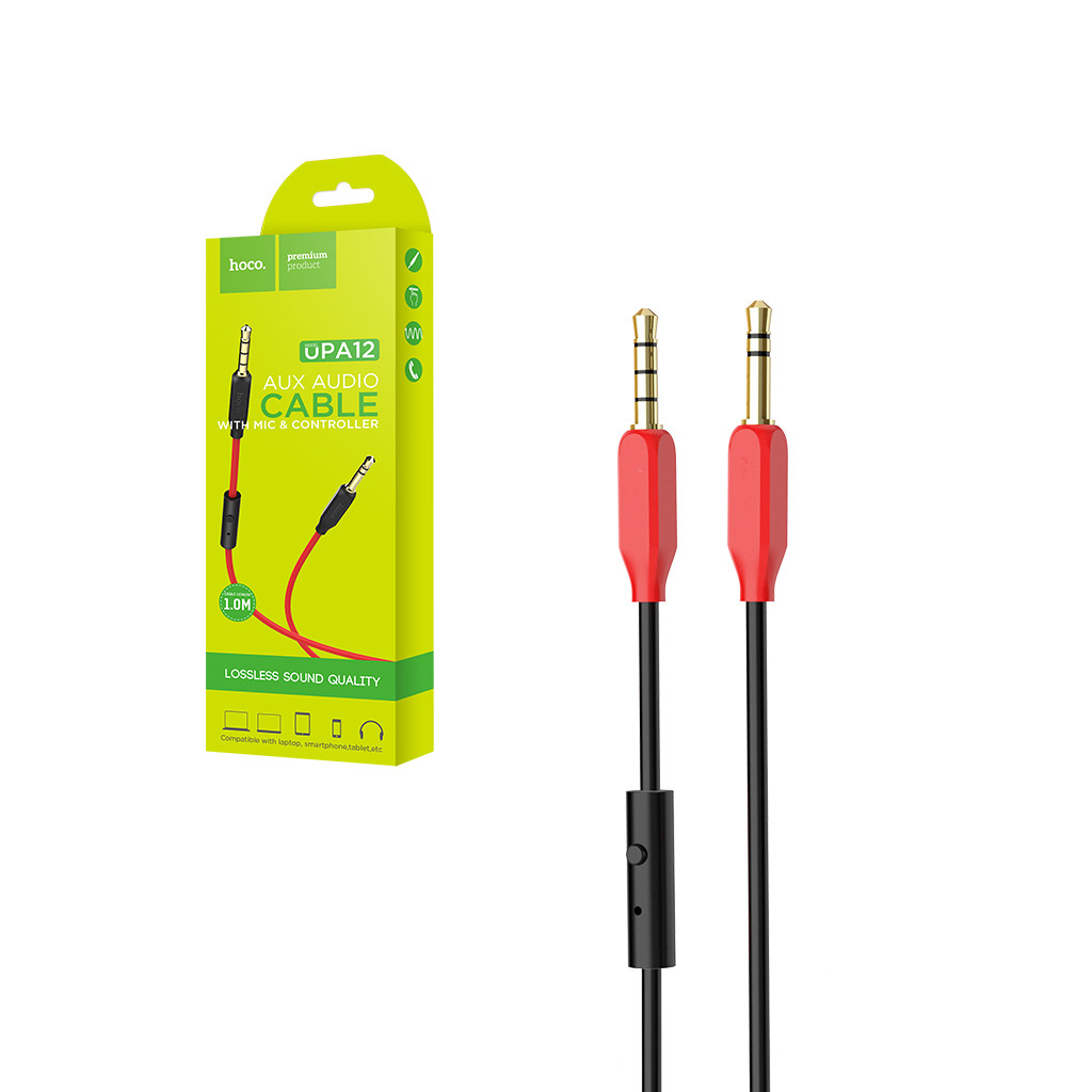 AUX кабель Hoco Premium Product UPA12 (цвета в ассортименте)