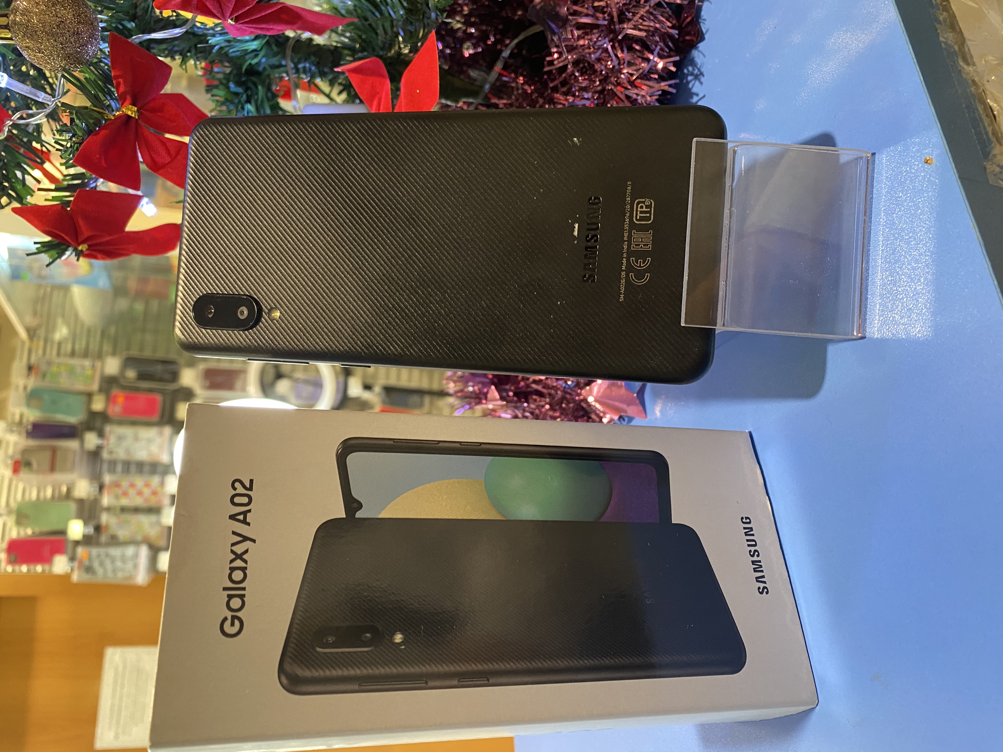 Samsung Galaxy A02, 2/32, черный, IMEI: 353696202877088