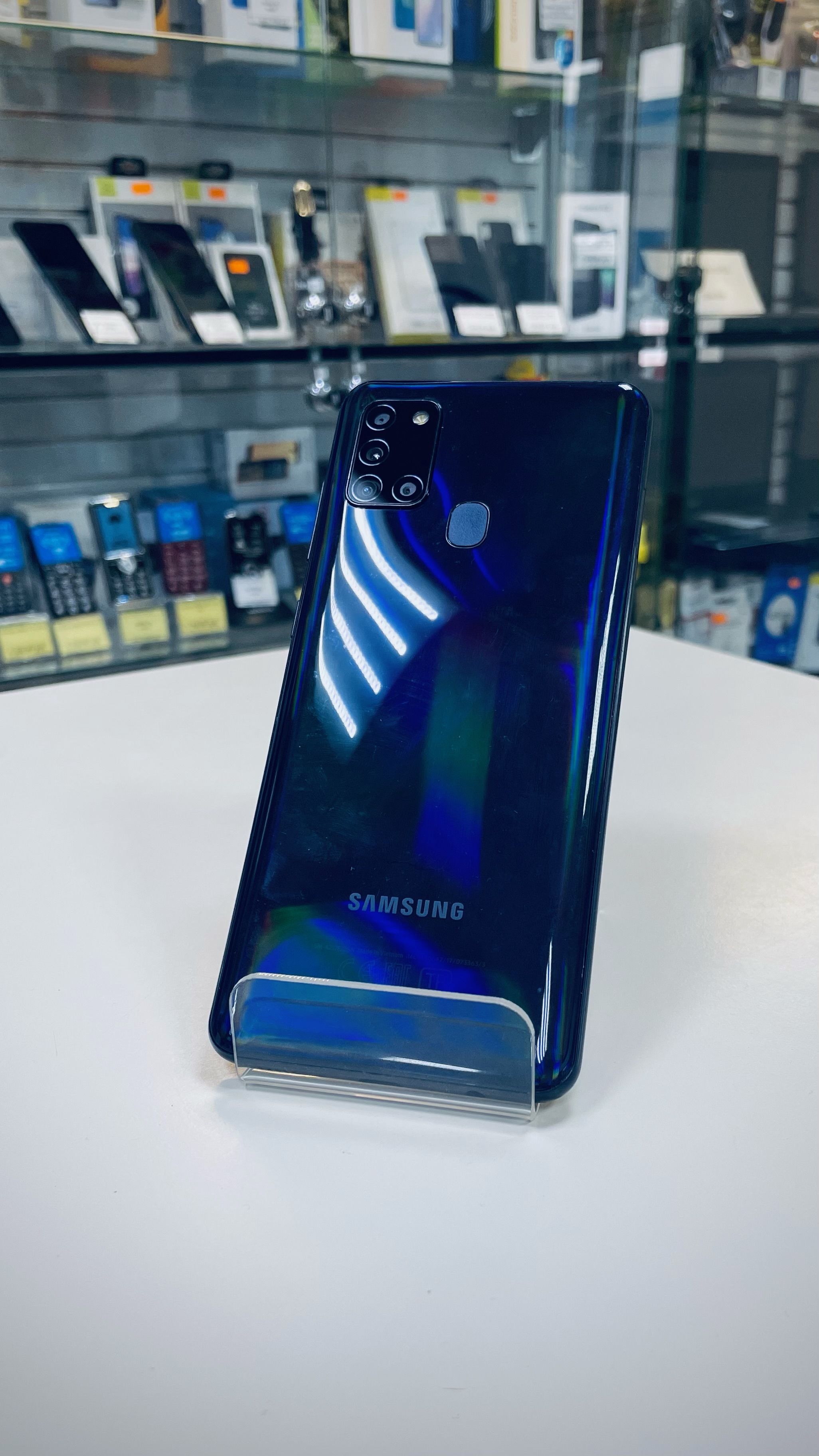 Samsung Galaxy A21s, 2/32, синий, IMEI: 350642172333366