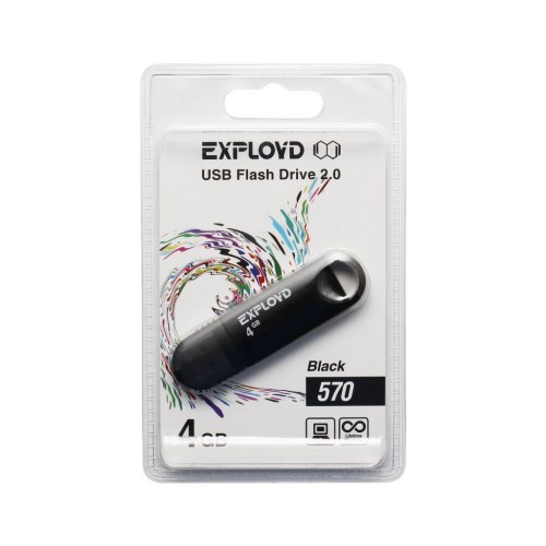 USB Flash 4GB Exployd (570) цвета в ассортименте