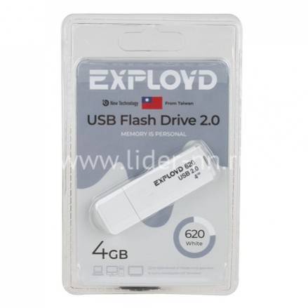 USB Flash 4GB Exployd (620) цвета в ассортименте