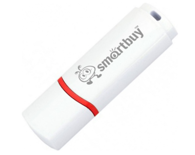 USB Flash 8GB SmartBuy Glue Series цвета в ассортименте 2.0