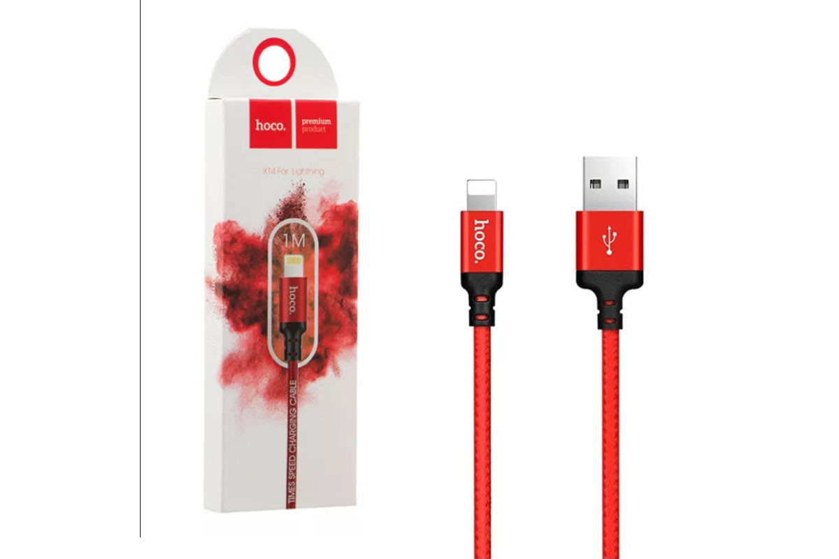 USB-C кабель Hoco X14 1m Lightning