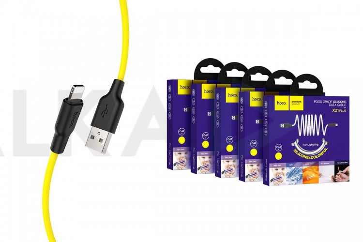 USB-C кабель Hoco X21Plus Lightning