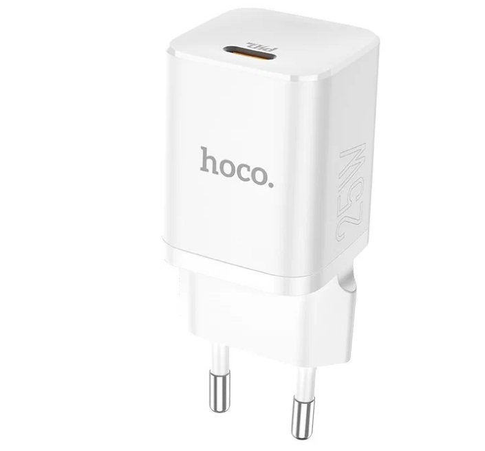Адаптер сетевой Hoco N19 25W USB-C 3A белый