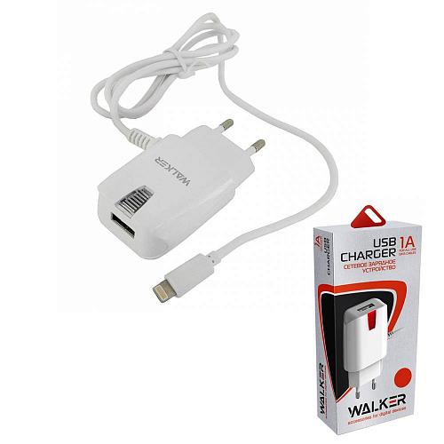 Адаптер сетевой WALKER WH-13 USB (1A) для iPhone