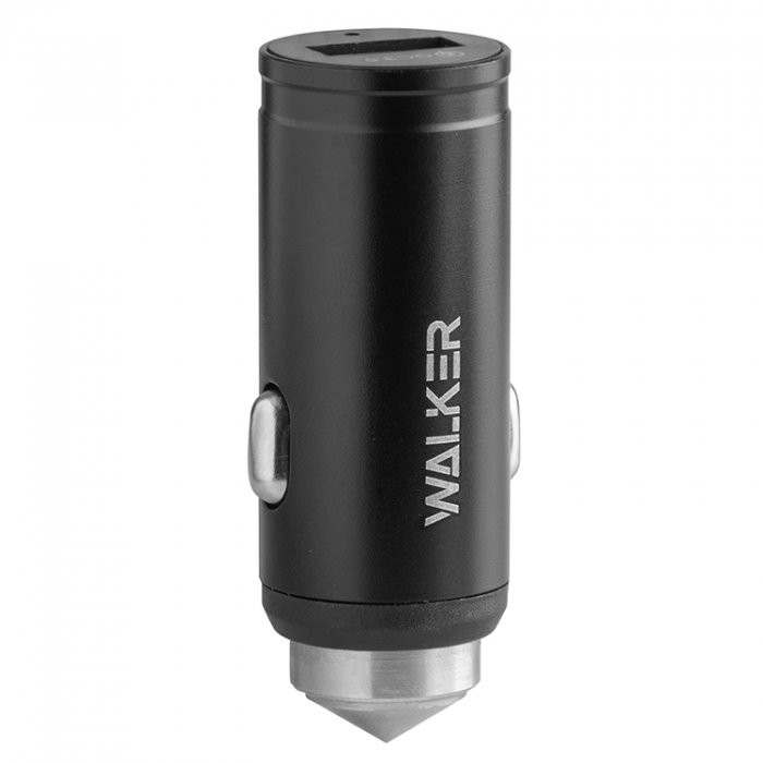 АЗУ адаптер WALKER WCR-23 1 USB разъема (2,4А)  быстрый заряд QC3.0