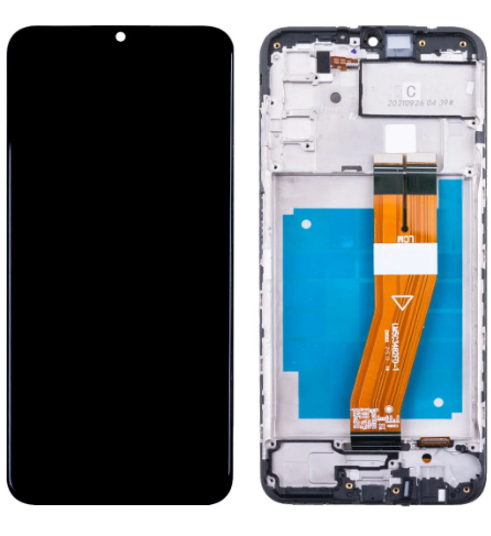 Дисплей для Samsung A037F Galaxy A03s + тачскрин (черный) Service Pack