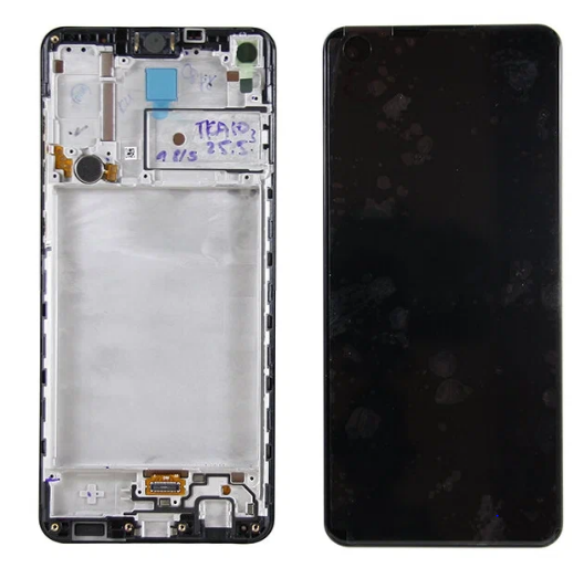 Дисплей для Samsung A217F  Galaxy A-21s  + тачскрин (черный)  Service Pack