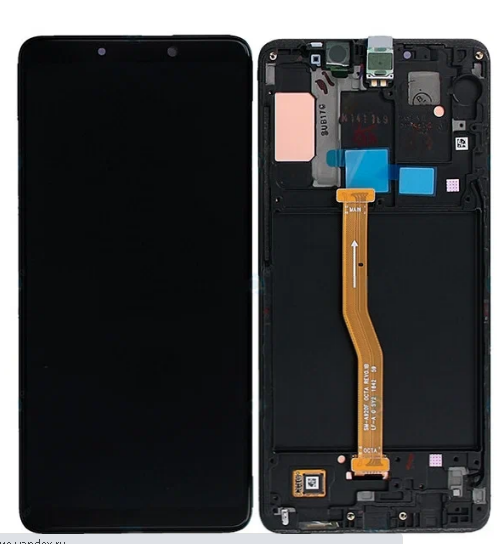 Дисплей для Samsung A920F Galaxy A9 2018 + тачскрин (черный) Service Pak