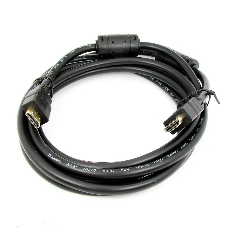 Мультимедийный кабель HDMI/HDMI (5м) ver.1.4b, 2 фильтра