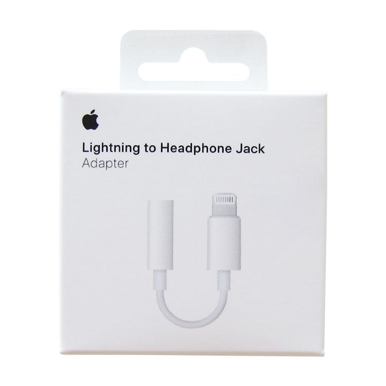 Переходник для наушников Lighting to 3.5 mm Headphone Jack Adapter (коробка)
