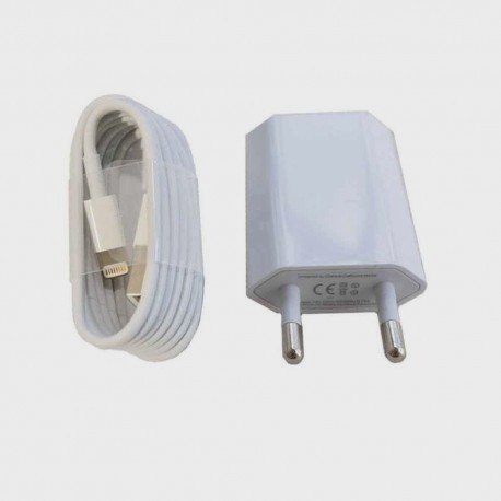 СЗУ 1А с USB выходом + кабель Apple 8 pin (коробка) (МВ707ZMB)