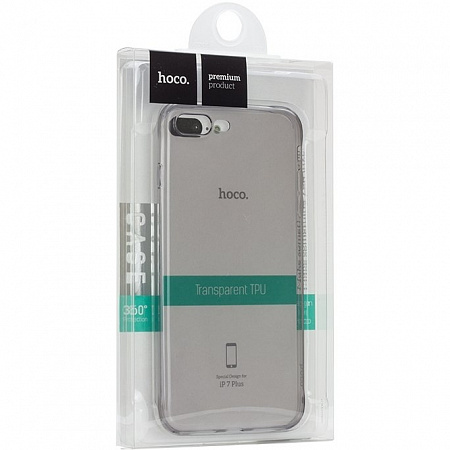 Чехол силиконовый HOCO iPhone 7Plus, 8Plus прозрачный